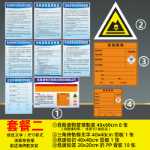 환경 보호 간판 유해 폐기물 창고 관리 저장 현장 원장 유해 폐기물 관리 시스템 간판의 그림