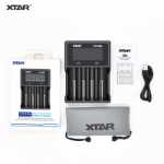 XTAR VC4SL 18650 26650 리튬 이온 배터리 충전기 3A 고속 전체 용량, 저장, 내부 저항 테스트의 그림