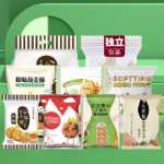 레저 식품 비닐 포장 봉투 가공 맞춤형 8면 씰 굵은 곡물 비스킷 식품 복합 포장 봉투의 그림