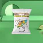 레저 식품 비닐 포장 봉투 가공 맞춤형 8면 씰 굵은 곡물 비스킷 식품 복합 포장 봉투의 그림