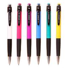 취미 AH-505 클래식 푸시 액션 사무실 취미 볼펜 부드러운 쓰기 파란색 리필 박스 도매의 그림