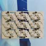 데스크탑 후버 단면 PCB 회로 기판 학생용 데스크탑 클리너 제어 보드의 그림