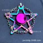 눈부신 컬러 자이로 어린이 손가락 끝 자이로 도매 금속 성인 장난감 회전 어린이 선물 사무실 포장 마차 상품 소스의 그림