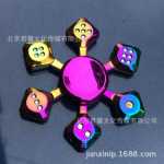 눈부신 컬러 자이로 어린이 손가락 끝 자이로 도매 금속 성인 장난감 회전 어린이 선물 사무실 포장 마차 상품 소스의 그림