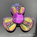 눈부신 컬러 자이로 어린이 손가락 끝 자이로 도매 금속 성인 장난감 회전 어린이 선물 사무실 포장 마차 상품 소스의 그림