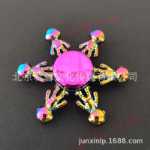 눈부신 컬러 자이로 어린이 손가락 끝 자이로 도매 금속 성인 장난감 회전 어린이 선물 사무실 포장 마차 상품 소스의 그림