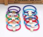 크로스 오버 새로운 금 구슬 헤어 서클 헤어 액세서리 한국 헤어 로프 헤어 타이 가죽 밴드 2 위안 상점 소스 헤드 액세서리 지터 리의 그림