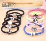 크로스 오버 새로운 금 구슬 헤어 서클 헤어 액세서리 한국 헤어 로프 헤어 타이 가죽 밴드 2 위안 상점 소스 헤드 액세서리 지터 리의 그림