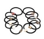 크로스 오버 새로운 금 구슬 헤어 서클 헤어 액세서리 한국 헤어 로프 헤어 타이 가죽 밴드 2 위안 상점 소스 헤드 액세서리 지터 리의 그림