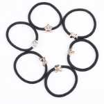 만화 금 구슬 수제 헤어 서클 헤어 액세서리 헤어 로프 헤어 타이 가죽 밴드 기하학적 작은 선물 머리 액세서리 도매의 한국어 버전의 그림