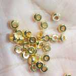 도매 금 색소 얼굴 순수 황동 스페이서 스페이서 구리 스페이서 구리 주판 구슬 DIY 쥬얼리 액세서리 느슨한 구슬의 그림