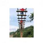 경치 좋은 대형 정글 횡단 농장 야외 확장 프로젝트 계획 성인 부모-자식 장벽 프로젝트 확장 장비의 그림