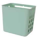 벽걸이 형 중공 보관 바구니 세탁 용품 분류 보관 바구니 가정용 욕실 잡화 보관 걸이 세탁 바구니의 그림