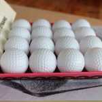 골프 드라이빙 볼 공급 구멍이없는 대마 경쟁 공 골프 드라이빙 액세서리 제조업체의 그림