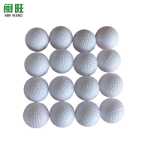 골프 연습 공 41mm 흰색 비 천공 공 대마 도트 중공 공 골프 대회 스포츠 액세서리 공의 그림