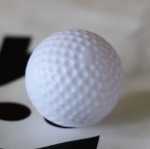 골프 연습 공 41mm 흰색 비 천공 공 대마 도트 중공 공 골프 대회 스포츠 액세서리 공의 그림
