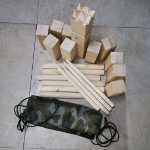 공장 공급 나무 KUBB 야외 스포츠 게임 장난감 왕과 군인 잔디 기타 스포츠 장난감의 그림