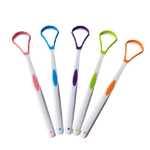 혀 스크레이퍼 구강 혀 클리닝 구강 관리 제품 교정 제품 구강 클리닝 제품 교정 제품 교정의 그림