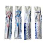 혀 스크레이퍼 구강 혀 클리닝 구강 관리 제품 교정 제품 구강 클리닝 제품 교정 제품 교정의 그림