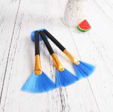 컴퓨터 키보드 부채꼴 청소용 브러시 컴퓨터 청소용 브러시 노트북 청소용 브러시 디지털 제품 청소용 브러시의 그림