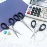 사무실 삽화 가위 스테인레스 스틸 학생 어린이 가위 DIY 수제 종이 절단 작은 가위 가위 도매의 그림