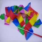 미터 예술 체조 리본 도매 전문 댄스 공연 소품 예술 보디 빌딩 리본 어린이 장난감 플로팅 리본의 그림