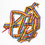 미터 예술 체조 리본 도매 전문 댄스 공연 소품 예술 보디 빌딩 리본 어린이 장난감 플로팅 리본의 그림