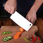 스테인레스 스틸 주방 칼 가정용 주방 칼 슬라이싱 칼 노점의 양장 제조업체는 정글 칼을 실행합니다.의 그림