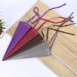 뜨거운 판매 어머니의 날 단일 꽃 선물 상자 꽃 포장 꽃 선물 가방 장미 단일 상자 삼각형의 그림