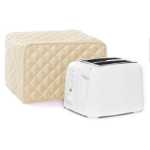 공장 도매 주방 용품 보호 커버 접이식 가전 제품 먼지 커버 샌드위치 코튼 홈 토스터 커버의 그림