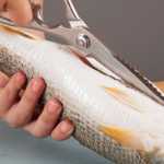 홈 생활용품 주방용품 주방가위 스테인리스 스틸 주방 올 스틸 가위 도살용 가위의 그림