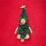 어린이 사진 테마 의류 호랑이 해 백일 아기 사진 의류 테마 의류 크리스마스 의류 초상화 의류의 그림