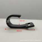 적용 가능한 자동차 코트 자동차 커버 파라솔 액세서리 플라스틱 후크 플라스틱 후크 자동차 차양 차양 차양 양산 차양의 그림