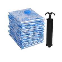 진공 압축 가방 여행 가방 옷 이불 정리기 옷 펌핑 가정용 옷 보관 가방의 그림