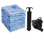 진공 압축 가방 여행 가방 옷 이불 정리기 옷 펌핑 가정용 옷 보관 가방의 그림