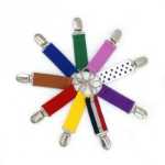 크로스 보더 패션 밀짚 모자 클립 단색 탄성 모자 후크 클립 야외 여행 액세서리 터번 모자 메이트 가방 클립의 그림