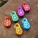 고정식 클라이밍 풀리등산용 싱글 풀리운송용 리프팅 풀리아웃도어 트래버스 풀리로프웨이 운송 장비의 그림