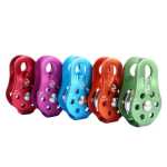 고정식 클라이밍 풀리등산용 싱글 풀리운송용 리프팅 풀리아웃도어 트래버스 풀리로프웨이 운송 장비의 그림