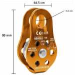 고정식 클라이밍 풀리등산용 싱글 풀리운송용 리프팅 풀리아웃도어 트래버스 풀리로프웨이 운송 장비의 그림