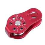 고정식 클라이밍 풀리등산용 싱글 풀리운송용 리프팅 풀리아웃도어 트래버스 풀리로프웨이 운송 장비의 그림