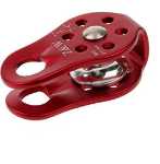 고정식 클라이밍 풀리등산용 싱글 풀리운송용 리프팅 풀리아웃도어 트래버스 풀리로프웨이 운송 장비의 그림