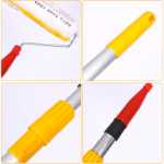 강화 연장 극 페인트 롤러 브러시 알루미늄 텔레스코픽 극 벽 페인팅 연장 극 도구의 그림