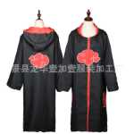 불 사쿠라 닌자 코스프레 의류 새벽 조직 족제비 조직 독수리 조직 붉은 구름 망토 플러스 사이즈 애니메이션 남성 외부의 그림
