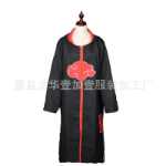 불 사쿠라 닌자 코스프레 의류 새벽 조직 족제비 조직 독수리 조직 붉은 구름 망토 플러스 사이즈 애니메이션 남성 외부의 그림