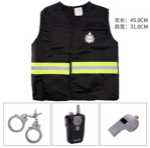 어린이 역할 놀이 코스프레 캐릭터 교환 경찰 의상 플레이 메이커 경찰 정장 579의 그림