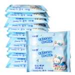 일회용 물티슈 10 개 아기 물티슈 10 펌프 아기 물티슈 물티슈 종이 물티슈 도매 경품 선물의 그림