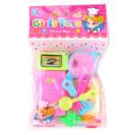 미니 식기 플레이 하우스 식기 어린이 장난감 플레이 하우스 주방 세트 어린이 요리 주방 장난감의 그림