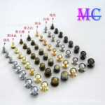 절묘한 수도사 머리 나사 가방 장식 액세서리 휴대 전화 액세서리 핸드백 가방 하드웨어 액세서리 지갑 벨트의 그림