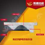 독수리 삼각대】 정전기 방지 타일 세라믹 타일 바닥 세라믹 가장자리가없는 정전기 방지 바닥 세라믹 정전기 방지 바닥의 그림