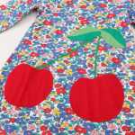 소녀 드레스 공장 도매 면직물 소녀 드레스 프린트의 그림